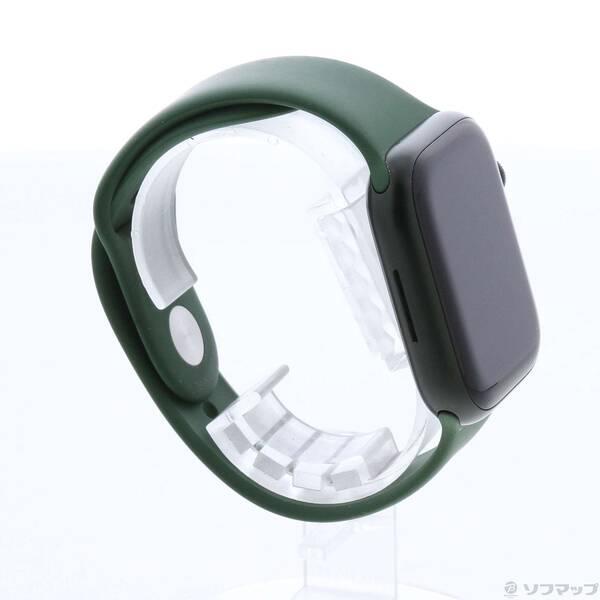〔中古〕Apple(アップル) Apple Watch Series 7 GPS 45mm グリーンアルミニウムケース クローバースポーツバンド〔348-ud〕 |  | 03
