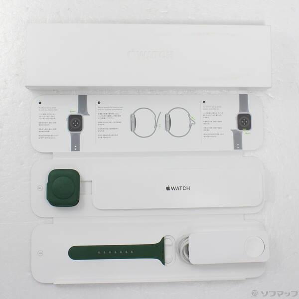 〔中古〕Apple(アップル) Apple Watch Series 7 GPS 45mm グリーンアルミニウムケース クローバースポーツバンド〔348-ud〕 |  | 04