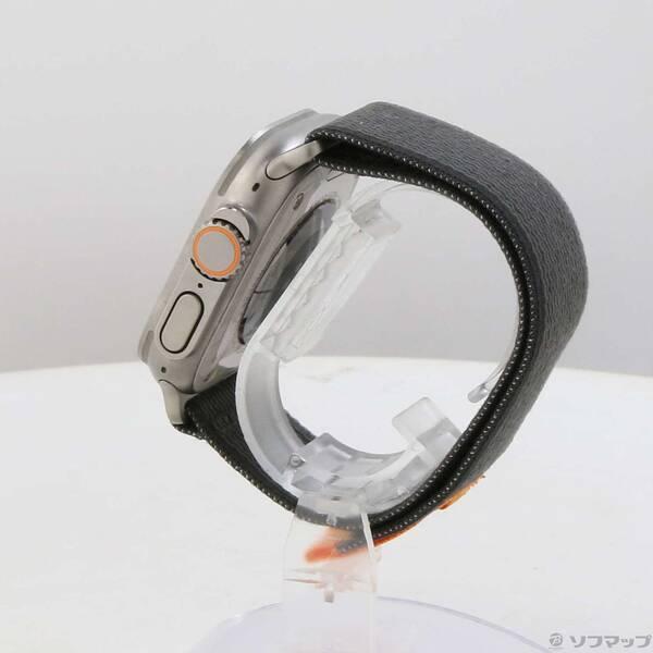 〔中古〕Apple(アップル) Apple Watch Ultra GPS + Cellular 49mm チタニウムケース ブラック／グレイトレイルループ〔377-ud〕 |  | 01