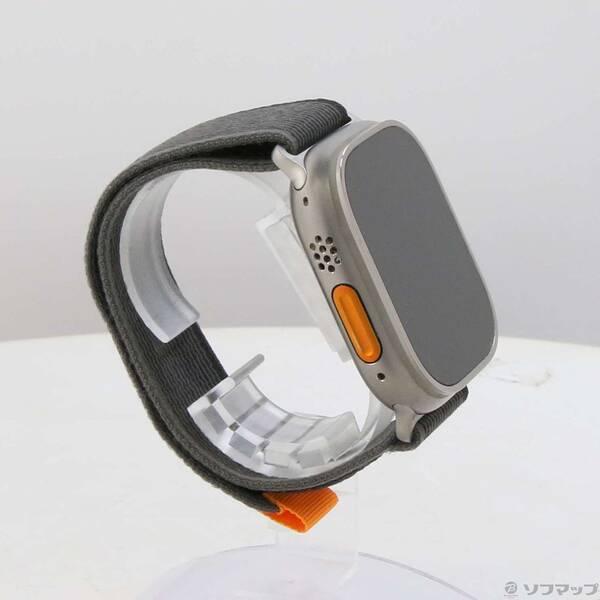 〔中古〕Apple(アップル) Apple Watch Ultra GPS + Cellular 49mm チタニウムケース ブラック／グレイトレイルループ〔377-ud〕 |  | 03