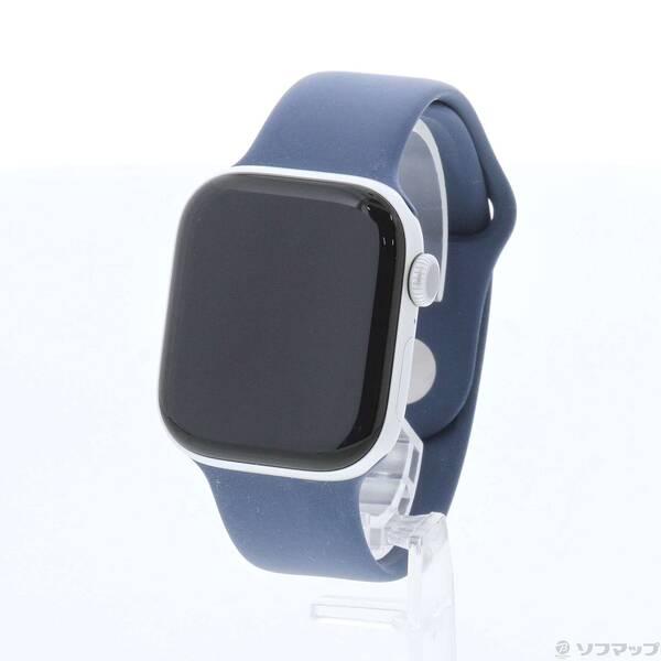 〔中古〕Apple(アップル) Apple Watch Series 10 GPS + Cellular 42mm シルバーアルミニウムケース デニムスポーツバンド〔276-ud〕 | 