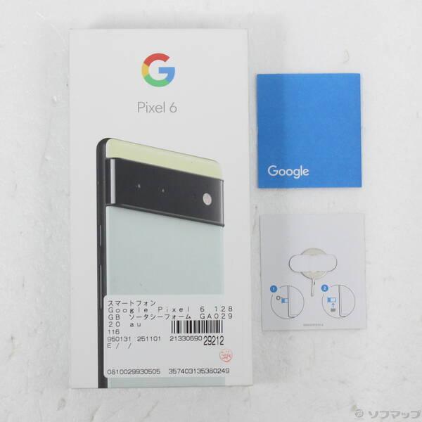 〔中古〕GOOGLE(グーグル) Google Pixel 6 128GB ソータシーフォーム GA02920 au SIMフリー〔305-ud〕 |  | 04