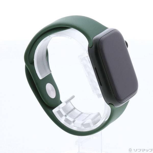〔中古〕Apple(アップル) Apple Watch Series 7 GPS 45mm グリーンアルミニウムケース クローバースポーツバンド〔349-ud〕 |  | 03