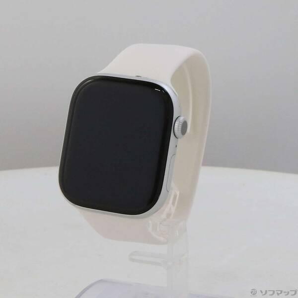 〔中古〕Apple(アップル) Apple Watch Series 10 GPS 46mm シルバーアルミニウムケース ライトブラッシュソロループ〔276-ud〕 | 