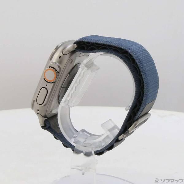 〔中古〕Apple(アップル) Apple Watch Ultra 2 GPS + Cellular 49mm チタニウムケース ブルーアルパインループ〔349-ud〕 |  | 01
