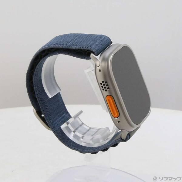 〔中古〕Apple(アップル) Apple Watch Ultra 2 GPS + Cellular 49mm チタニウムケース ブルーアルパインループ〔349-ud〕 |  | 03