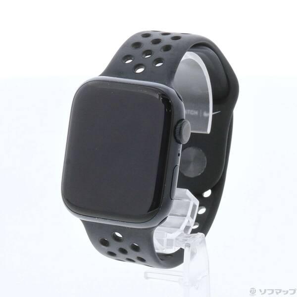 〔中古〕Apple(アップル) Apple Watch Series 8 GPS 45mm ミッドナイトアルミニウムケース ブラック／ブラックNikeスポーツバンド〔352-ud〕 | 