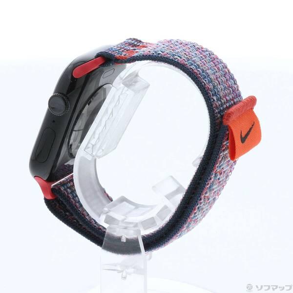 〔中古〕Apple(アップル) Apple Watch Series 10 GPS 46mm ジェットブラックアルミニウムケース ブルー／レッドNikeスポーツループ〔251-ud〕 |  | 01