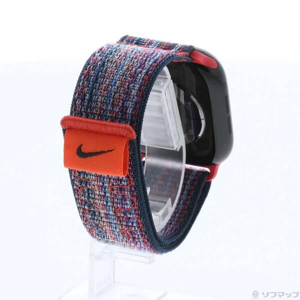〔中古〕Apple(アップル) Apple Watch Series 10 GPS 46mm ジェットブラックアルミニウムケース ブルー／レッドNikeスポーツループ〔251-ud〕 |  | 02
