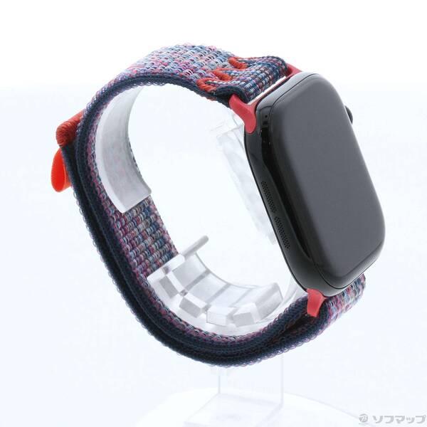 〔中古〕Apple(アップル) Apple Watch Series 10 GPS 46mm ジェットブラックアルミニウムケース ブルー／レッドNikeスポーツループ〔251-ud〕 |  | 03