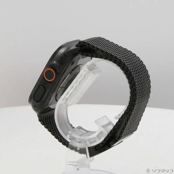 〔中古〕Apple(アップル) Apple Watch Ultra 2 GPS + Cellular 49mm ブラックチタニウムケース ブラックチタニウムミラネーゼループ〔348-ud〕 |  | 01