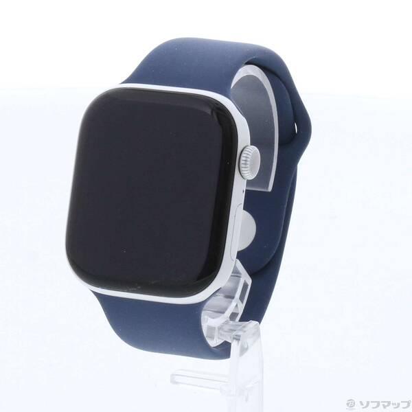 〔中古〕Apple(アップル) Apple Watch Series 10 GPS 46mm シルバーアルミニウムケース デニムスポーツバンド〔344-ud〕 | 