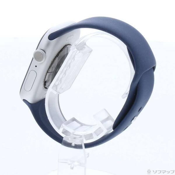 〔中古〕Apple(アップル) Apple Watch Series 10 GPS 46mm シルバーアルミニウムケース デニムスポーツバンド〔344-ud〕 |  | 01