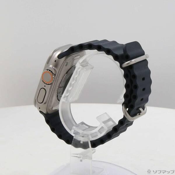 〔中古〕Apple(アップル) Apple Watch Ultra GPS + Cellular 49mm チタニウムケース ミッドナイトオーシャンバンド〔349-ud〕 |  | 01