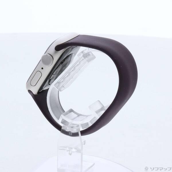 〔中古〕Apple(アップル) Apple Watch Series 7 GPS 41mm スターライトアルミニウムケース ダークチェリーソロループ〔198-ud〕 |  | 01