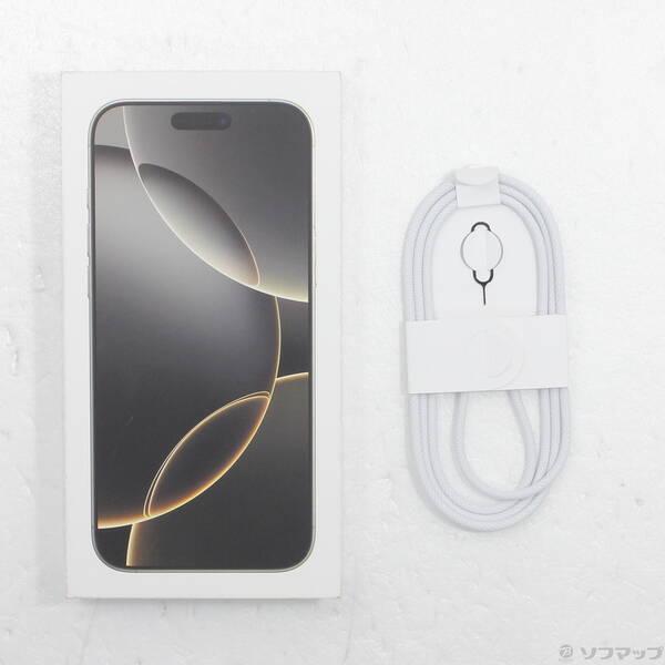 〔中古〕Apple(アップル) iPhone16 Pro Max 1TB ナチュラルチタニウム MYWU3J／A SIMフリー〔262-ud〕 |  | 04