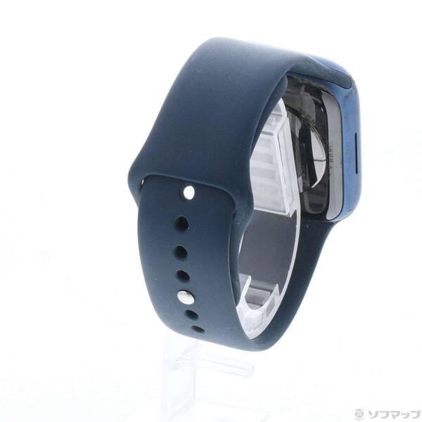 〔中古〕Apple(アップル) Apple Watch Series 7 GPS 45mm ブルーアルミニウムケース アビスブルースポーツバンド〔258-ud〕 |  | 02