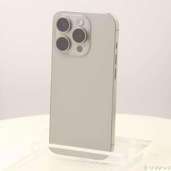 〔中古〕Apple(アップル) iPhone15 Pro 128GB ナチュラルチタニウム MTU93J／A SIMフリー 〔ネットワーク利用制限▲〕〔377-ud〕 | 
