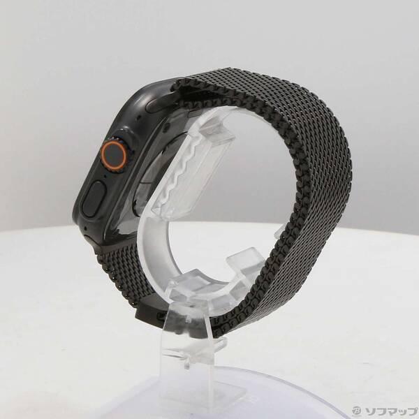 〔中古〕Apple(アップル) Apple Watch Ultra 3 GPS + Cellular 49mm ブラックチタニウムケース ブラックチタニウムミラネーゼループ〔262-ud〕 |  | 01