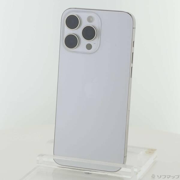 〔中古〕Apple(アップル) iPhone15 Pro Max 256GB ホワイトチタニウム MU6Q3J／A SIMフリー〔269-ud〕 | 