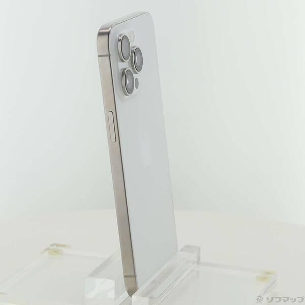 〔中古〕Apple(アップル) iPhone15 Pro Max 256GB ホワイトチタニウム MU6Q3J／A SIMフリー〔269-ud〕 |  | 03