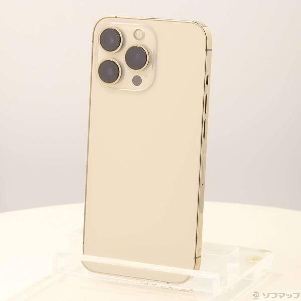 〔中古〕Apple(アップル) iPhone13 Pro 128GB ゴールド MLUH3J／A SIMフリー 〔ネットワーク利用制限▲〕〔377-ud〕 | 