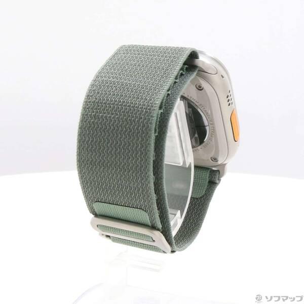 〔中古〕Apple(アップル) Apple Watch Ultra GPS + Cellular 49mm チタニウムケース グリーンアルパインループ〔344-ud〕 |  | 02