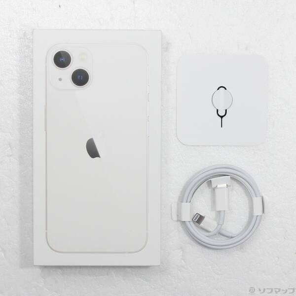 〔中古〕Apple(アップル) iPhone13 256GB スターライト MLNJ3J／A SIMフリー〔377-ud〕 |  | 04