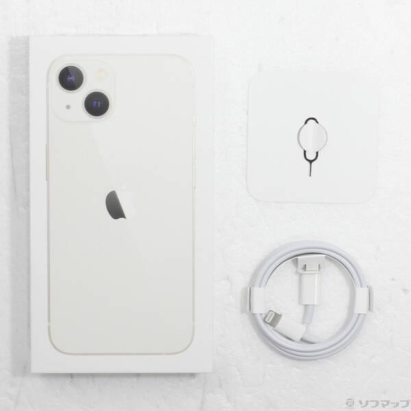 〔中古〕Apple(アップル) iPhone13 128GB スターライト MLND3J／A SIMフリー〔377-ud〕 |  | 04