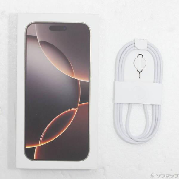 中古〕Apple(アップル) iPhone16 Pro Max 256GB デザートチタニウム