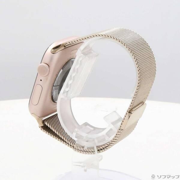 〔中古〕Apple(アップル) Apple Watch Series 10 GPS 46mm ローズゴールドアルミニウムケース ゴールドミラネーゼループ〔344-ud〕 |  | 01