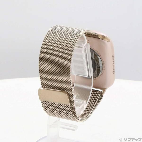 〔中古〕Apple(アップル) Apple Watch Series 10 GPS 46mm ローズゴールドアルミニウムケース ゴールドミラネーゼループ〔344-ud〕 |  | 02