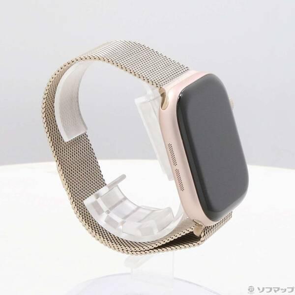 〔中古〕Apple(アップル) Apple Watch Series 10 GPS 46mm ローズゴールドアルミニウムケース ゴールドミラネーゼループ〔344-ud〕 |  | 03