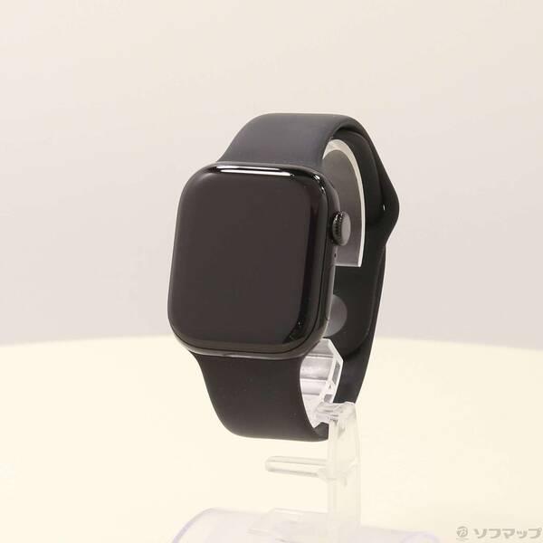 〔中古〕Apple(アップル) Apple Watch Series 10 GPS 42mm ジェットブラックアルミニウムケース ブラックスポーツバンド〔198-ud〕 | 