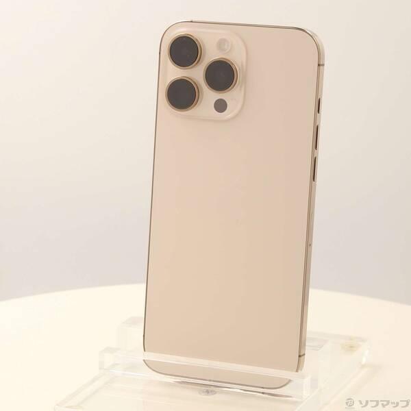 〔中古〕Apple(アップル) iPhone16 Pro Max 256GB デザートチタニウム MYWJ3J／A SIMフリー 〔ネットワーク利用制限▲〕〔258-ud〕 | 