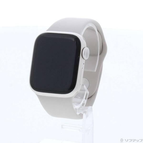〔中古〕Apple(アップル) Apple Watch Series 9 GPS 41mm スターライトアルミニウムケース スターライトスポーツバンド〔348-ud〕 | 