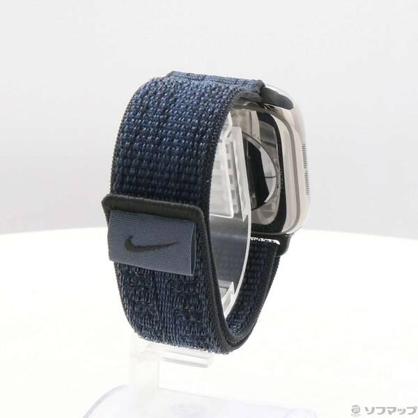 〔中古〕Apple(アップル) Apple Watch Series 10 GPS + Cellular 46mm ナチュラルチタニウムケース ブラック／ブルーNikeスポーツループ〔344-ud〕 |  | 02