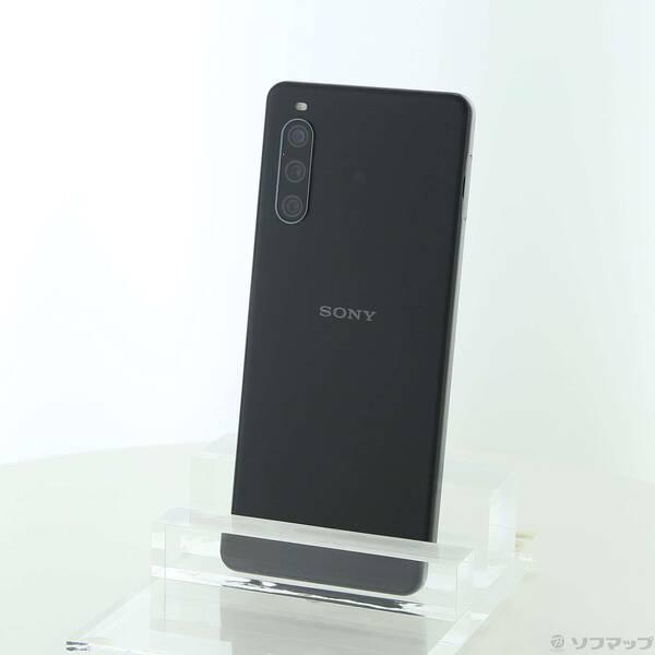 〔中古〕SONY(ソニー) Xperia 10 IV 128GB ブラック A202SO Softbank SIMフリー 〔ネットワーク利用制限▲〕〔377-ud〕 | 