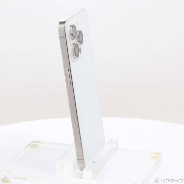 〔中古〕Apple(アップル) iPhone15 Pro Max 1TB ホワイトチタニウム MU703J／A SIMフリー〔198-ud〕 |  | 03
