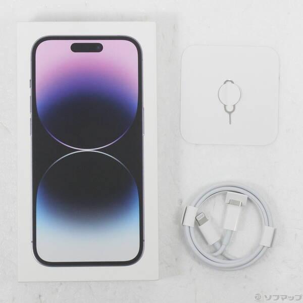 〔中古〕Apple(アップル) iPhone14 Pro 1TB ディープパープル MQ313J／A SIMフリー〔305-ud〕 |  | 04