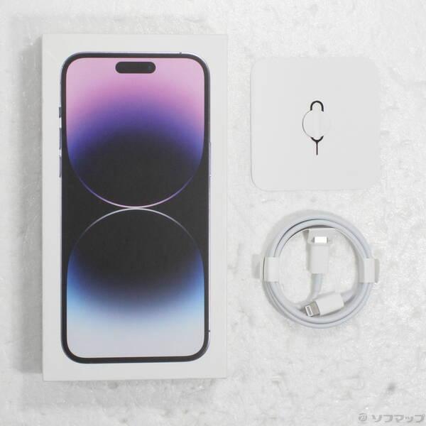 〔中古〕Apple(アップル) iPhone14 Pro Max 1TB ディープパープル MQ9N3J／A SIMフリー〔196-ud〕 |  | 04