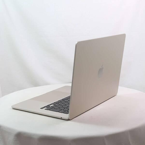 〔中古〕〔展示品〕 MacBook Air 15.3-inch Mid-2023 MQKU3J／A Apple M2 8コアCPU_10コアGPU 8GB SSD256GB スターライト 〔13.0 Ventura〕〔258-ud〕 |  | 01