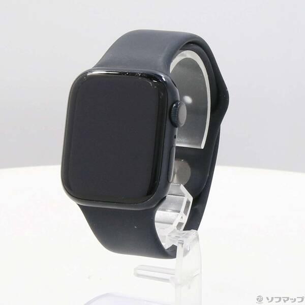〔中古〕Apple(アップル) Apple Watch Series 8 GPS 41mm ミッドナイトアルミニウムケース ミッドナイトスポーツバンド〔262-ud〕 | 
