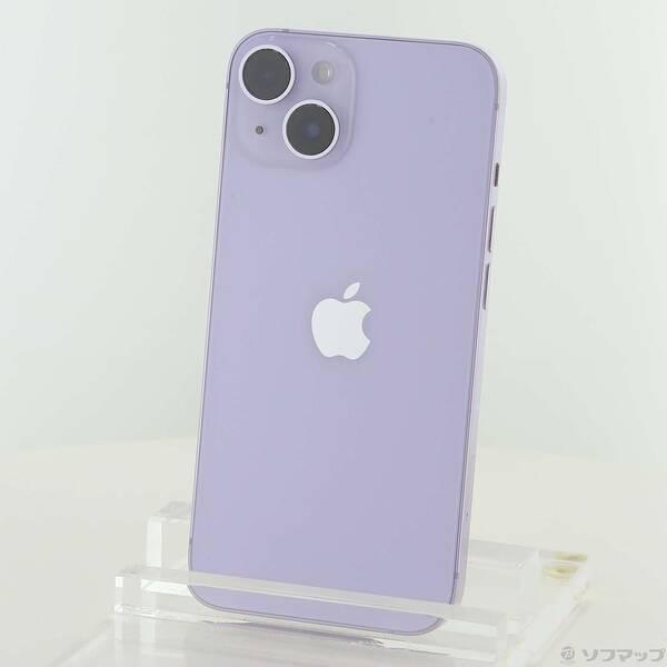〔中古〕Apple(アップル) iPhone14 128GB パープル MPUY3J／A SIMフリー〔269-ud〕 | 