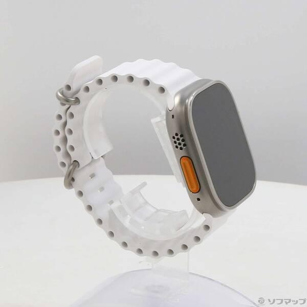 〔中古〕Apple(アップル) Apple Watch Ultra GPS + Cellular 49mm チタニウムケース ホワイトオーシャンバンド〔348-ud〕 |  | 03