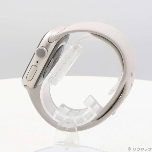 〔中古〕Apple(アップル) Apple Watch Series 7 GPS 41mm スターライトアルミニウムケース スターライトスポーツバンド〔262-ud〕 |  | 01