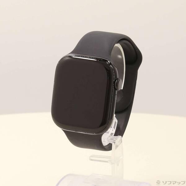 〔中古〕Apple(アップル) Apple Watch Series 10 GPS 46mm ジェットブラックアルミニウムケース ブラックスポーツバンド〔198-ud〕 | 