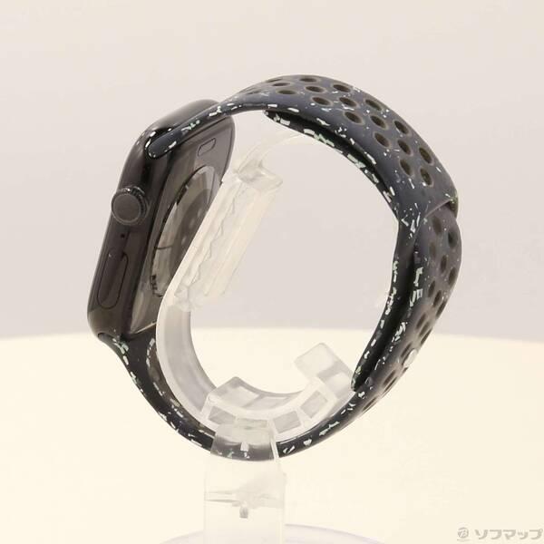〔中古〕Apple(アップル) Apple Watch Series 10 GPS + Cellular 46mm ジェットブラックアルミニウムケース ミッドナイトスカイNikeスポーツバンド〔198-ud〕 |  | 01