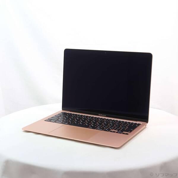 〔中古〕Apple(アップル) MacBook Air 13.3-inch Late-2020 MGNE3J／A Apple M1 8コアCPU_8コアGPU 8GB SSD512GB ゴールド 〔15.3 Sequoia〕〔349-ud〕 | 