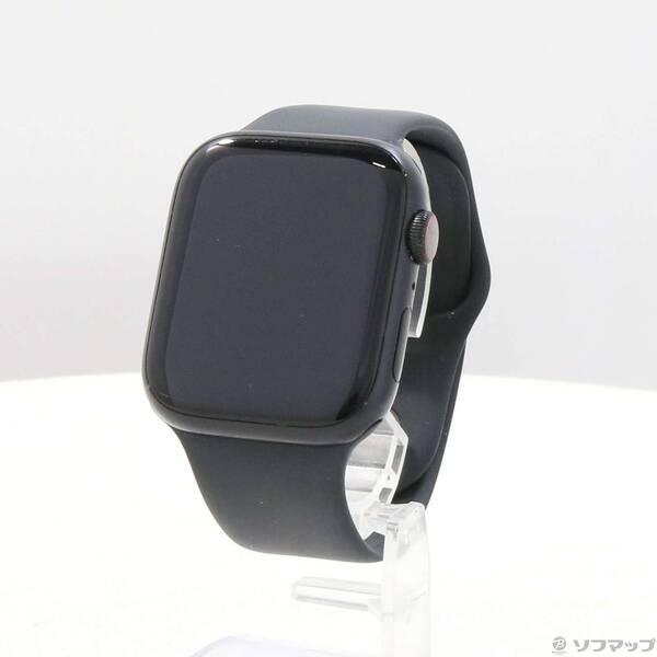 〔中古〕Apple(アップル) Apple Watch Series 9 GPS + Cellular 45mm ミッドナイトアルミニウムケース ミッドナイトスポーツバンド〔258-ud〕 | 